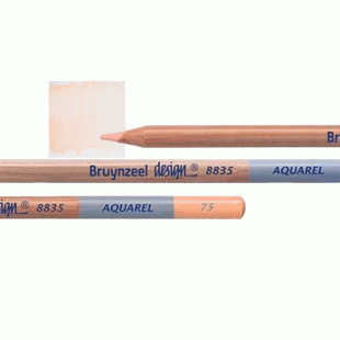 Bruynzeel Design Aquarel : Watercolour Pencil : 75 Light Naples Yellow Red