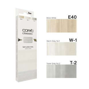 Copic Classic : Designer Collection : 3 Pcs : 11 Soft Cotton Tints
