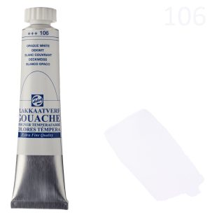 Темперна Боя : Таленс Гваш : 20 ml : 106 Бяла Плътнопокривна