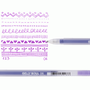 Sakura Gelly Roll Classic : Fine Point Gel Pen : 06 : 123 Lavender