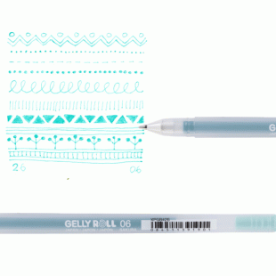 Sakura Gelly Roll Classic : Fine Point Gel Pen : 06 : 26 Emerald