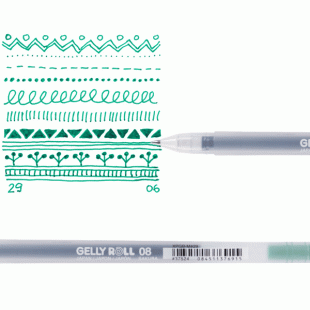Sakura Gelly Roll Classic : Medium Point Gel Pen : 08 : 29 Green