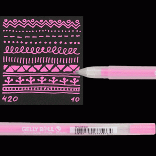 Gelly Roll Sakura Moonlight Opaque Fluorescent Gel Pen Pink