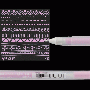 Sakura Gelly Roll Gel Pen : Moonlight : 10 : 420P Pastel Pink
