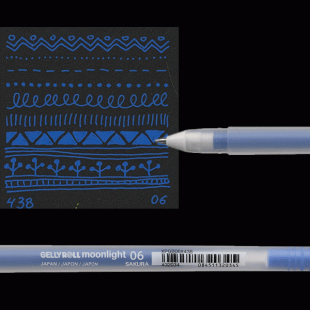 Gelly Roll Sakura Moonlight Opaque Gel Pen : Ultramarine