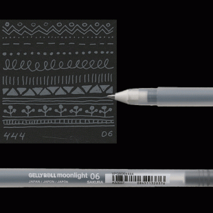 Gelly Roll Sakura Moonlight Opaque Gel Pen : Cool Gray