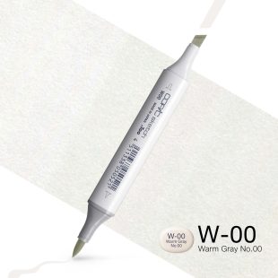 Alcohol Marker : Copic Sketch : W-00 : Warm Gray No.00