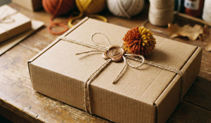 Кутия за Пратки с канапче и гербов печат